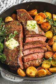 Ginger Soy Steak and Potatoes